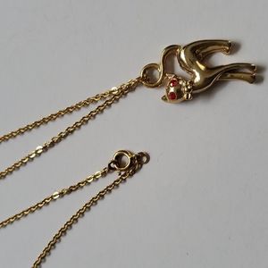 Cat Charm Necklace
